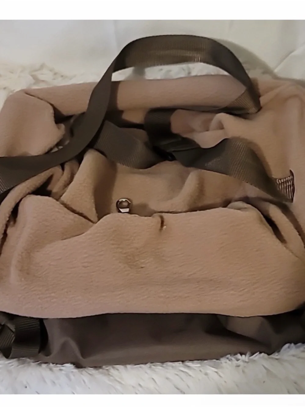 PetSafe Taupe and Cream Pet Bed Cover
